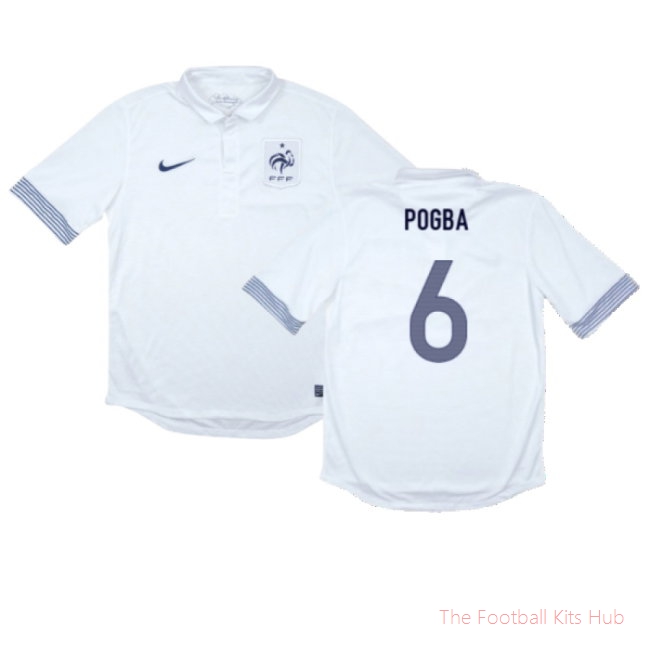 France 2012-13 Away Shirt (Excellent) (POGBA 6)-unisoccer store